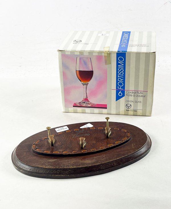 Set de 7 Copas Hialinas "Cordial Flute" Ruhr Kristall Glas - imagen 1
