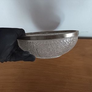 Bowl de Vidrio Labrado con Borde Metálico - imagen 6