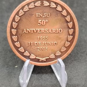 Medalla Conmemorativa Instituto Uruguayo de Numismática 50 Años (1955-2005) - imagen 4