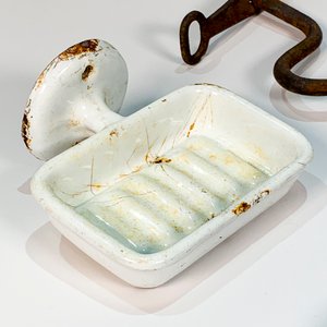 Jabonera Esmaltada de Tren y Conjunto de Herradura para Caballo - imagen 4