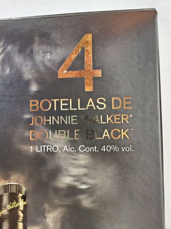 Paquete de 4 Whiskys Double Black Johnnie Walker - imagen 4
