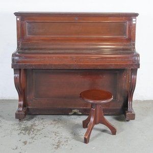 Piano Vertical Boisselo con Banqueta Giratoria - Detalles en Madera - imagen 1