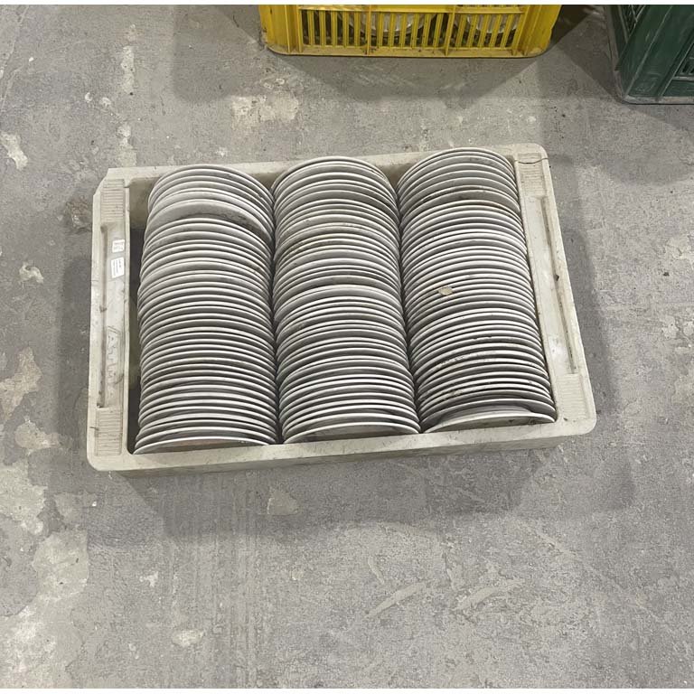 100 Platos de Postre Blancos
