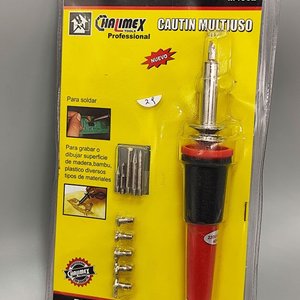 Cautín Multiuso Profesional Chalimex 40W 220V con Accesorios - imagen 1
