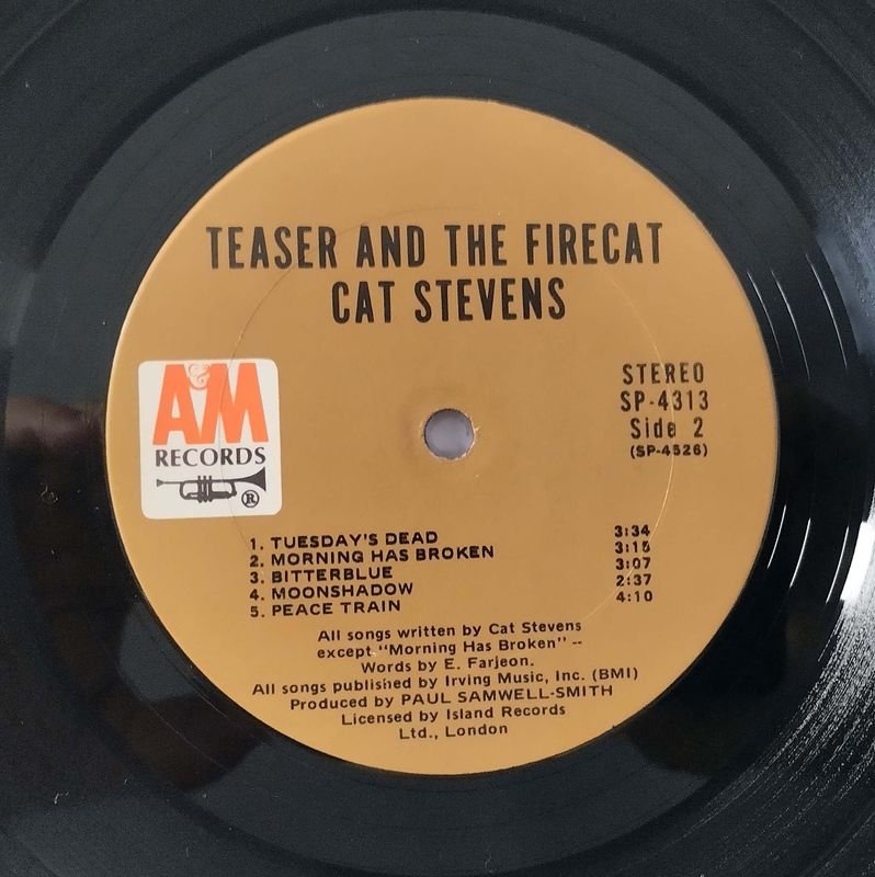 Cat Stevens: Teaser and the Firecat LP Importado USA, 1971 - imagen 6
