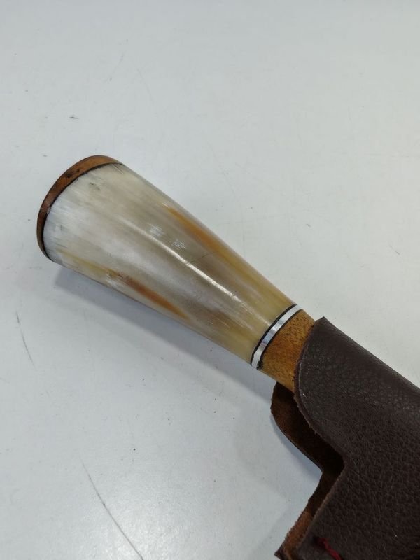 Cuchillo Criollo de Acero con Manija de Cuero - imagen 9