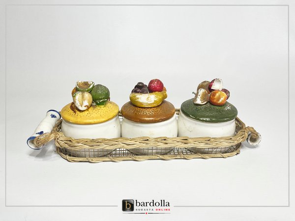 Recipientes de cocina de cerámica y metal - imagen 1