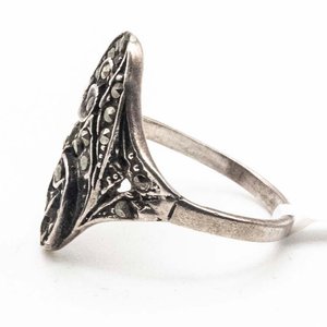 Anillo de Plata con Marquesitas - imagen 2