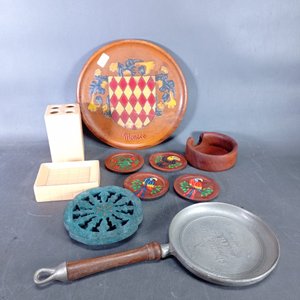 Lote de 6 piezas decorativas: Plato Monaco, apoya vasos, jabonera y más - imagen 2