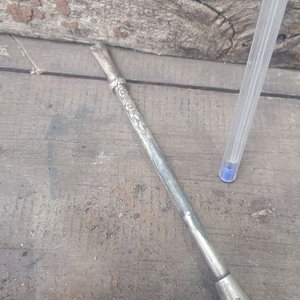 Bombilla para Mate de Plata con Detalles en Oro - imagen 2
