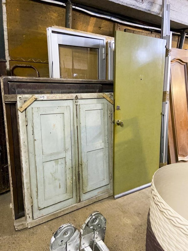 Dos Hojas Vitraux de Hierro y Ventana de Aluminio con Vidrio - imagen 1