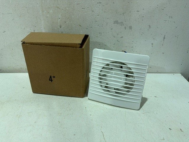 Extractor de Aire Blanco 4 Pulgadas Sin Uso