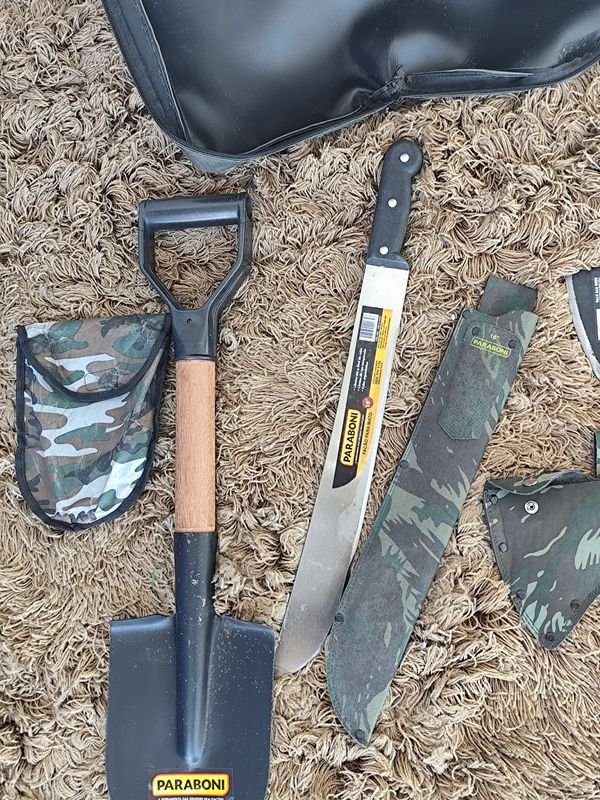 Kit de herramientas de campo con funda de camuflaje y cierre de cremallera - imagen 11