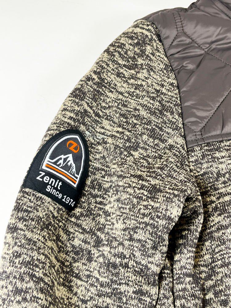 Campera Zenit de punto con mangas de hilo, con capucha - imagen 2