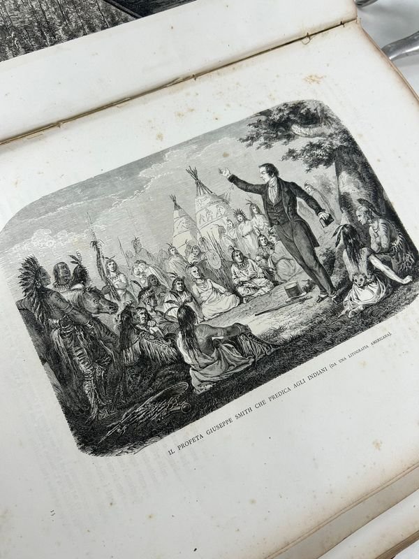 Libro antiguo con ilustraciones en italiano, 1879 - imagen 4