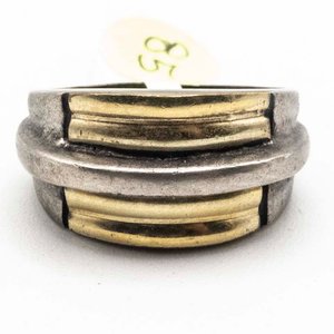 Lote siguiente: Anillo Doble de Plata y Oro