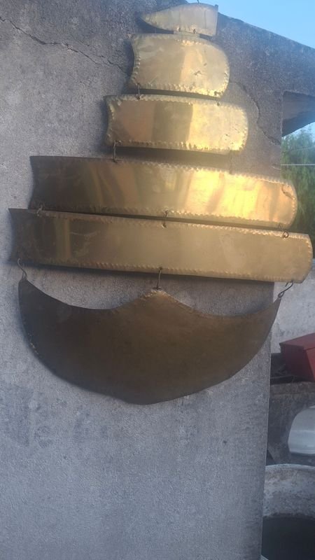 Barco en bronce decorativo - imagen 2