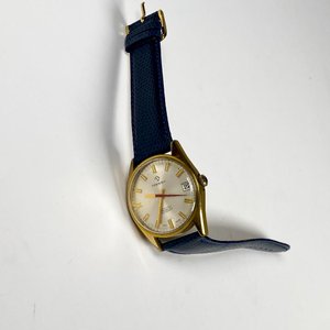 Reloj de Pulsera Tressa Caballero Automático Dorado con Correa Azul - imagen 1
