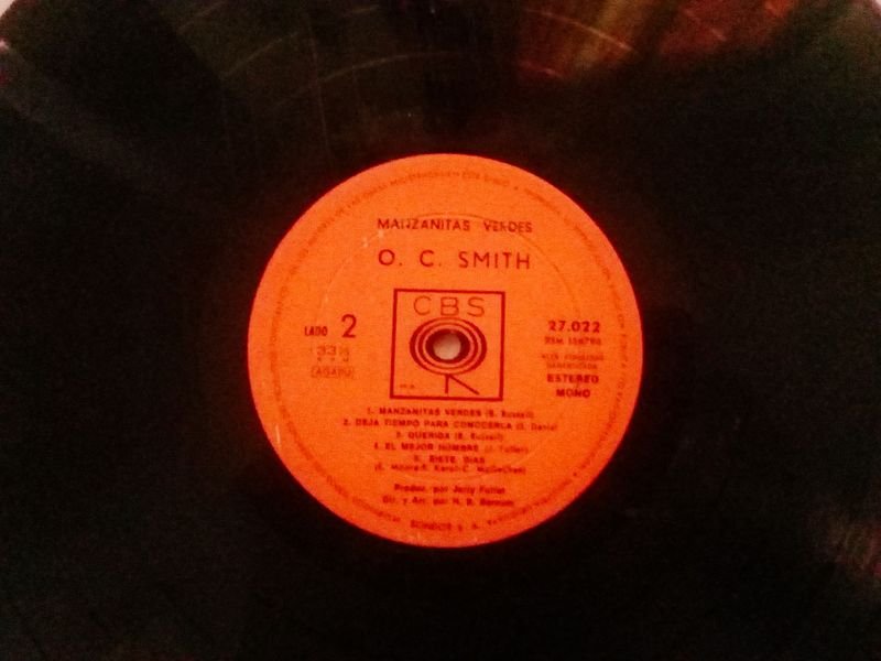 Disco de pasta original de O.C. Smith - imagen 4