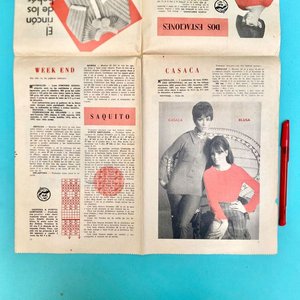 Revista "Tejiendo". Publicidad lanas Pinocho. - imagen 7