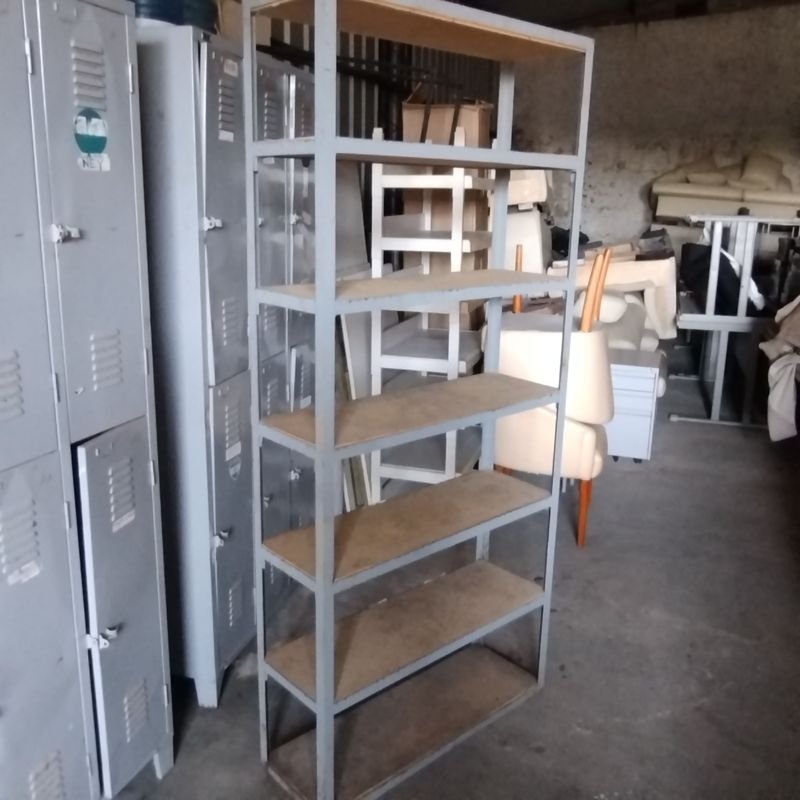 Estantería de Hierro con 7 Estantes en MDF - imagen 2