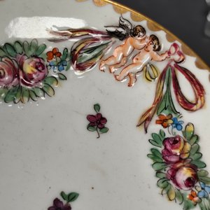 Seis Platitos de Porcelana: Cáscara de Huevo, Limoges, Napoleón y Estilo Oriental - imagen 5