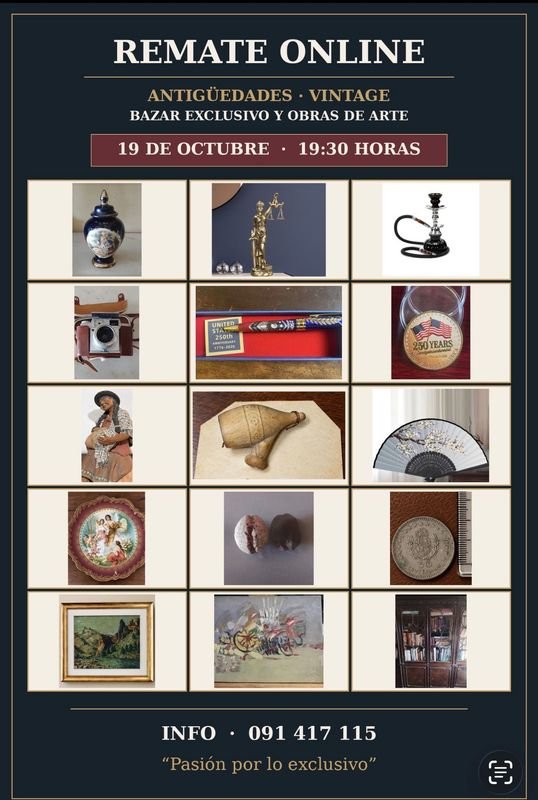 Lote de Antigüedades y Objetos Vintage