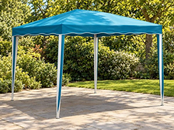 Gazebo Plegable Automontable Arey 3x3m Lona Verde Protección UV - imagen 1