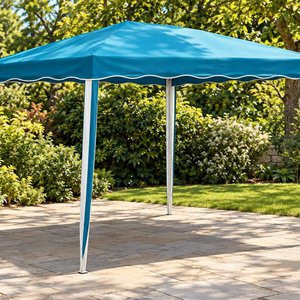 Gazebo Plegable Automontable Arey 3x3m Lona Verde Protección UV - imagen 1