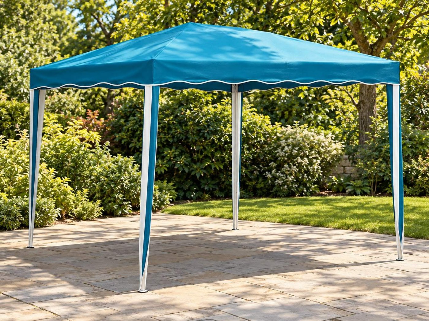 Gazebo Plegable Automontable Arey 3x3m Lona Verde Protección UV