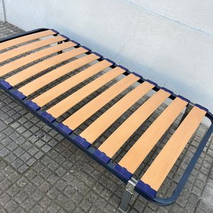 Base de Cama de 1 Plaza con Estructura de Hierro y Patas Desmontables - imagen 4