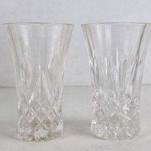 Juego de Vasos de Cristal Tallado y Esmerilado - imagen 2