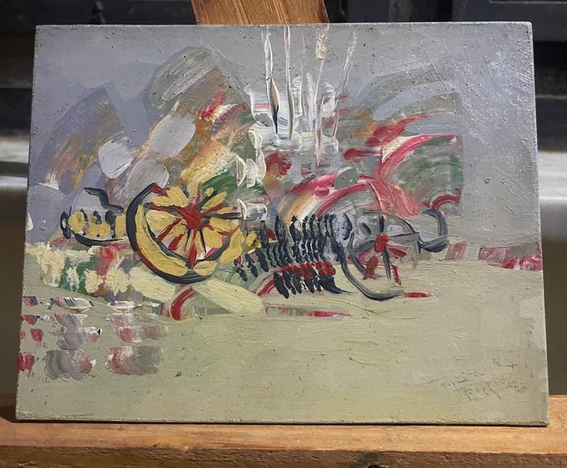 Óleo sobre Fibra "Pereira Bengoa" 1987