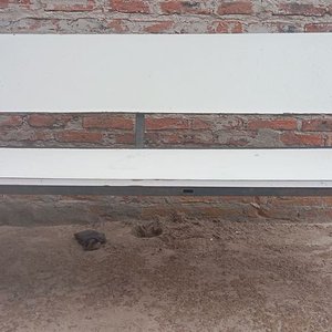 Lote anterior: Banco de Patio Metálico con Respaldo Blanco