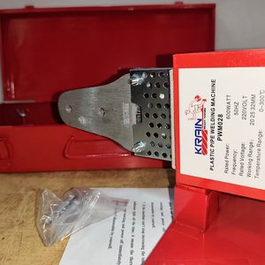 Termofusora KRÄIN para Tubos Plásticos con 3 Discos y Valija Metálica - imagen 4