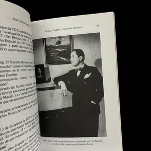 Libro "Carlos Gardel, Encuadre Histórico" de Juan Carlos Esteban - imagen 1