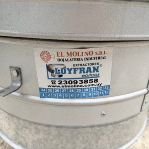 Extractor Eólico Industrial LOYFRAN 90cm Diámetro x 110cm Altura - imagen 2