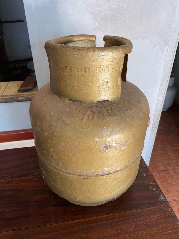 Garrafa de Gas de 13 kg Dorada