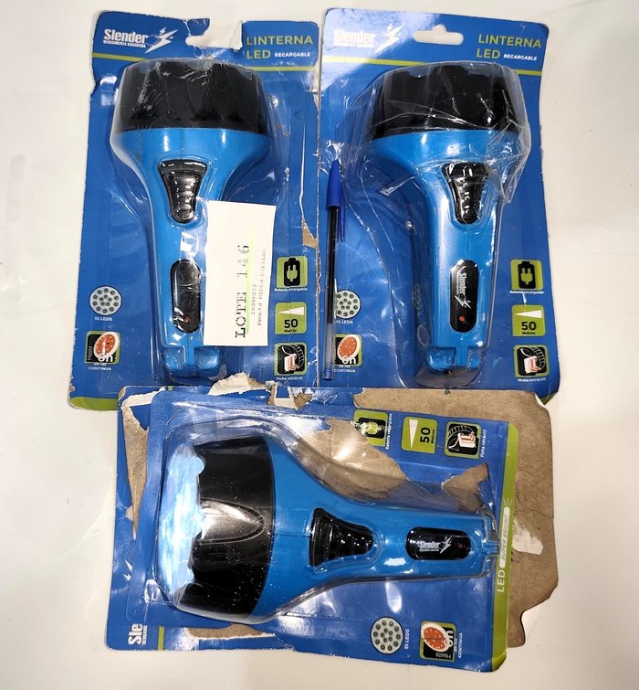 Linternas Recargables LED Azules - imagen 3