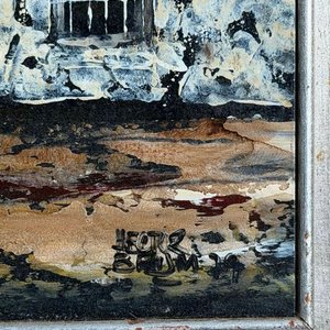 Pintura "Casa Colonial" de Héctor Brum, Acrílico sobre Fibra - imagen 4