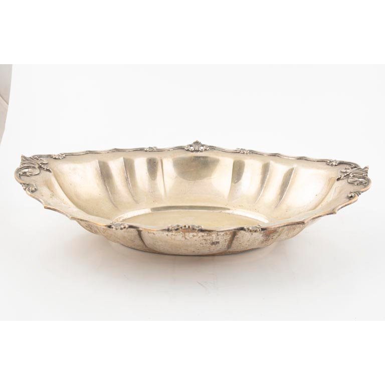 Panera Oval de Plata 800 Antigua
