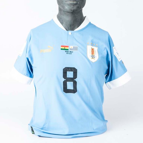 Camiseta de la selección de Uruguay de PUMA utilizada en el Mundial Qatar 2022 - imagen 1