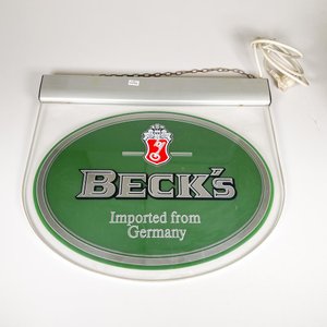 Lote anterior: Cartel Luminoso "Beck's Imported from Germany"
