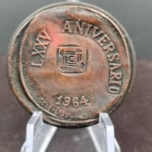 Medalla Banco de Cobranzas 75 Aniversario 1964 por Cabrera - imagen 4