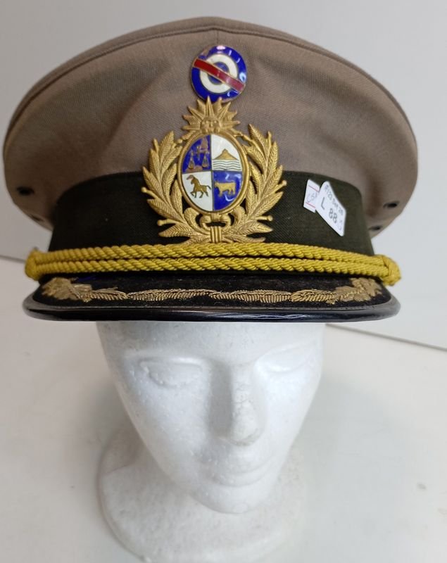 Gorra de Oficial Superior del Ejército Uruguayo - Años 70
