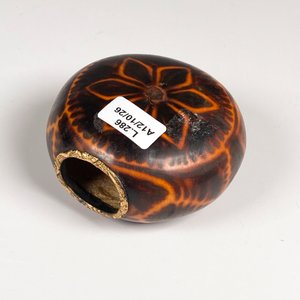 Mate Galleta con Virola Enchapada y Grabado Floral - imagen 2