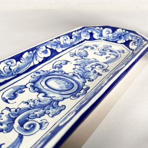 Lote de 4 piezas: Frasco y 3 Despojadores de Cerámica con Diseño Azul y Blanco - imagen 2