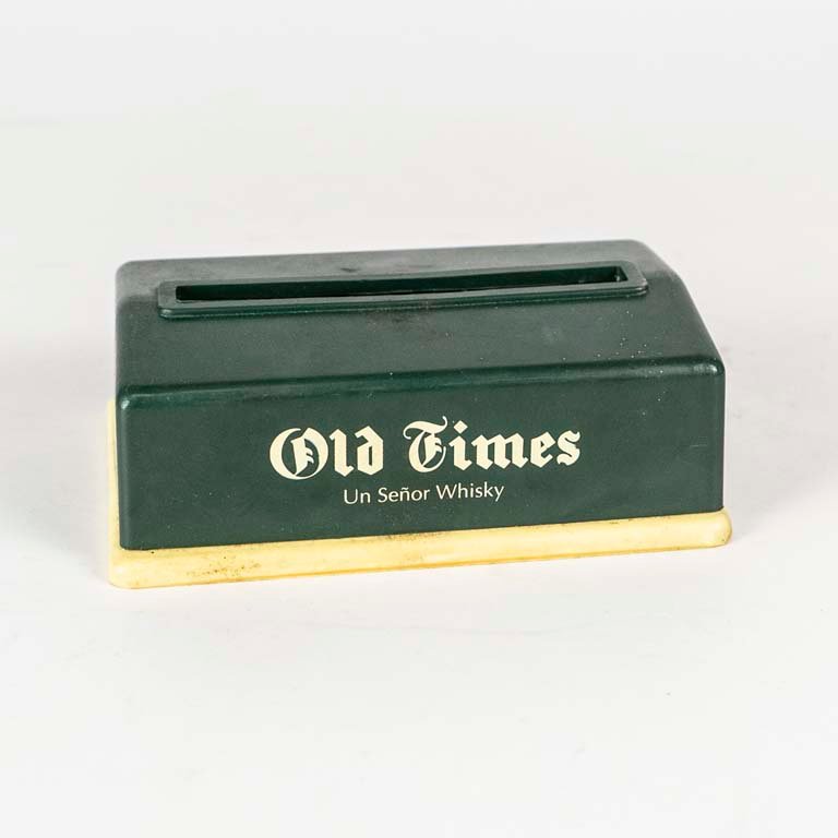 Lote anterior: Servilletero de bar con publicidad de whisky Old Times