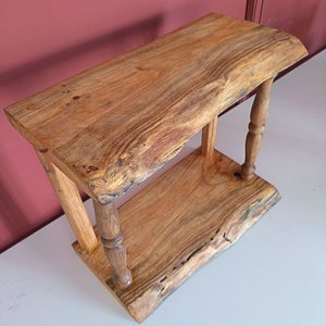 Estante Artesanal de Madera Rústica Nuevo - imagen 2
