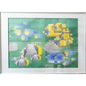 Lote siguiente: Obra "Geométrico" de Juan Falkenstein, Técnica Mixta